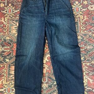 American Eagle premium denim barrel cut women’s Blue Jeans